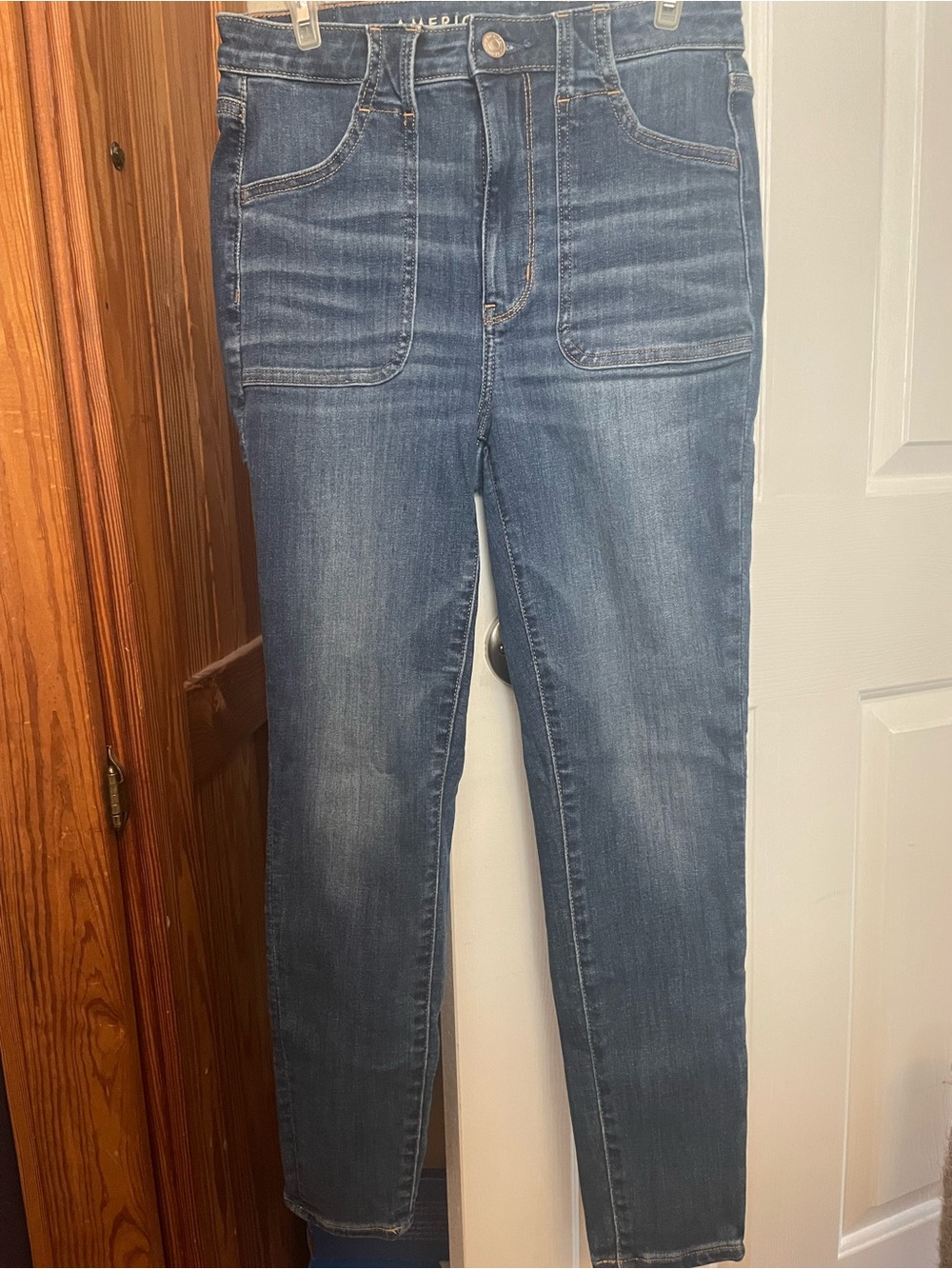 Dark Blue Next Level Stretch Super Hi-Rise Jegging
